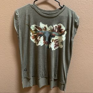 Floral Cow T shirt